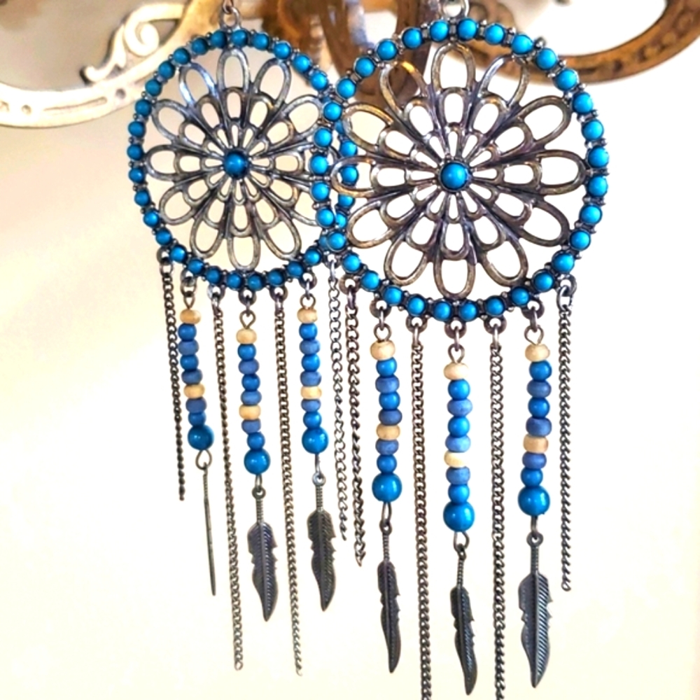 Statement Beautiful Boho Earrings - image 2